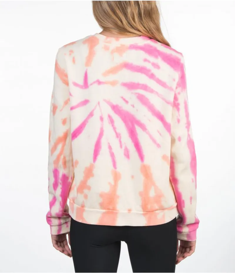 Hurley Allover Tie Dye Crew Multi Color 2020-3